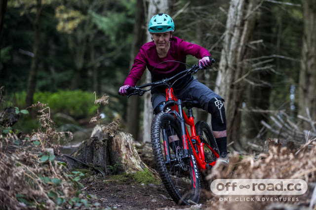 mountain biking in mud