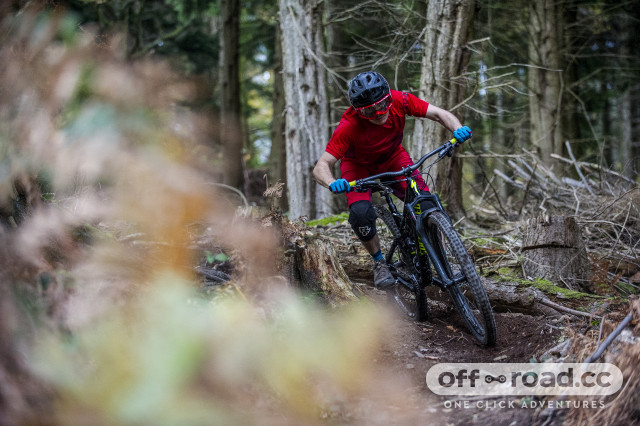 mountain biking in mud