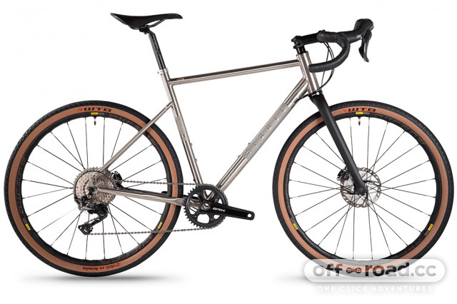 on one titanium gravel bike