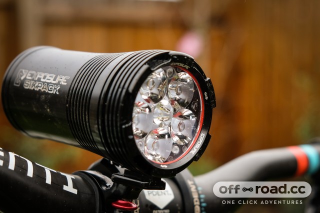 exposure 6 pack bike light