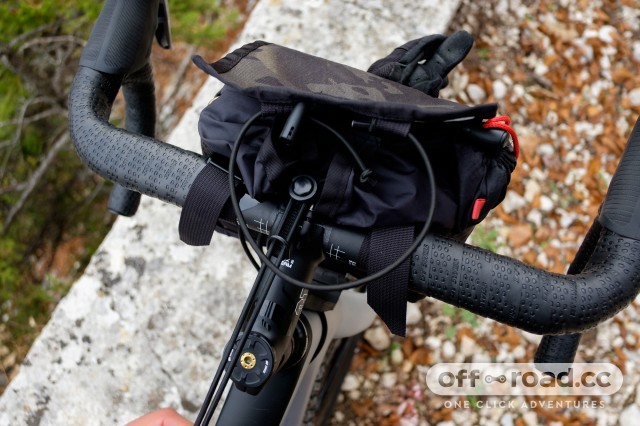 First Look: Outer Shell Adventure Drawcord Handlebar Bag | off-road.cc