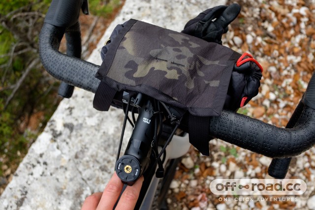 First Look: Outer Shell Adventure Drawcord Handlebar Bag | off-road.cc