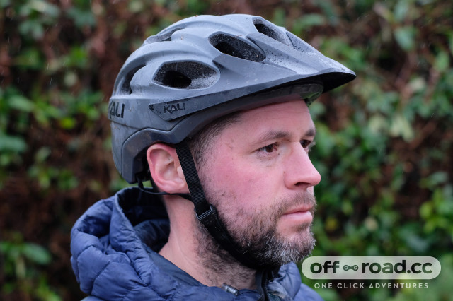 on one mountain bike helmet