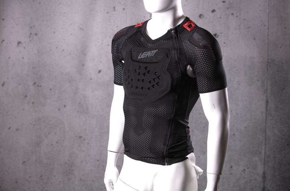Light weight torso protection with shoulder pads?