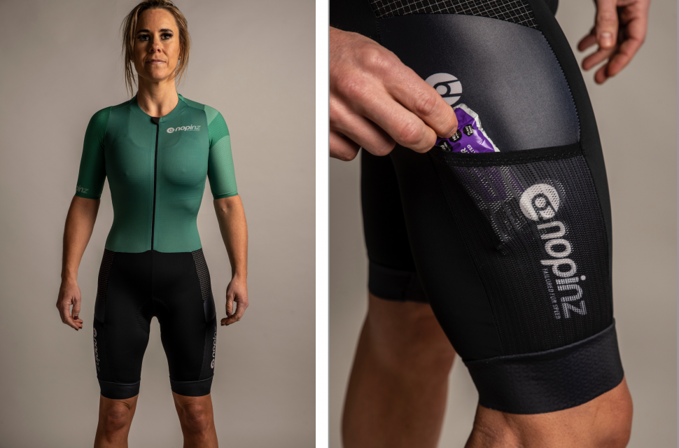 Cycling skinsuit with pockets online