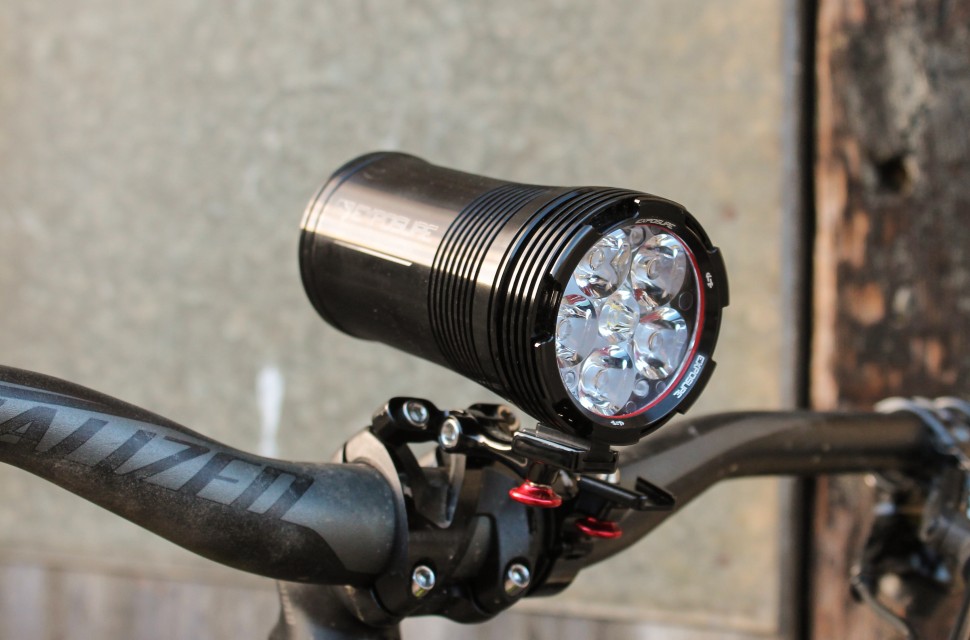 stem mounted bike light