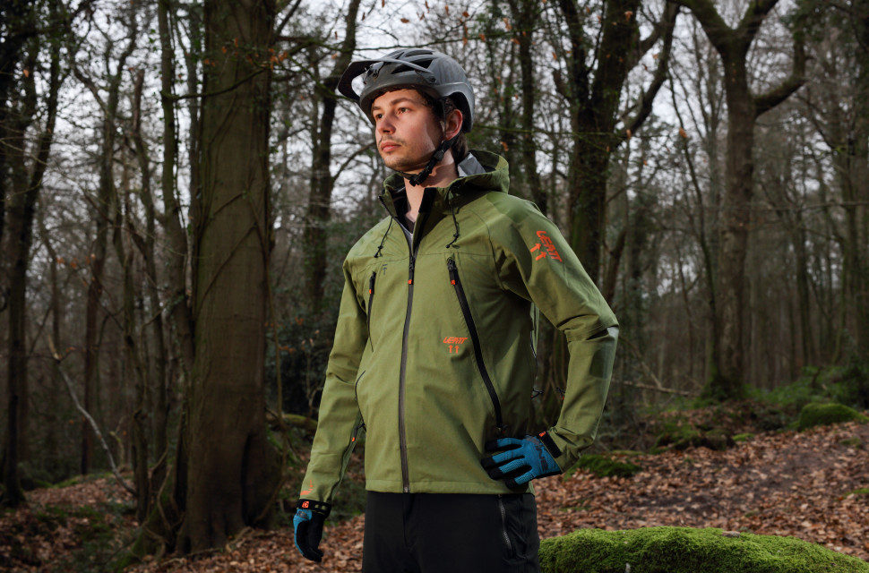 Leatt DBX 5.0 All-Mountain Bicycle Riding Jacket-Forest-XS 