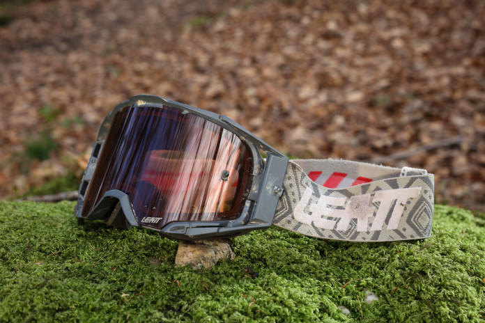 Leatt Velocity 6.5 Brushed Grau Crossbrille getönt Enduro MTB Motocross Brille 